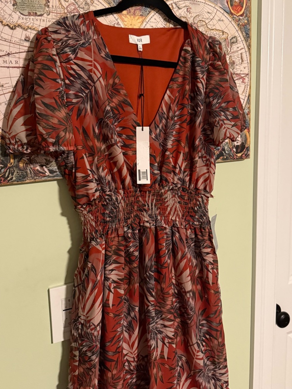 NSR Floral Ruffle Maxi Dress - Picture 3 of 9